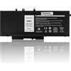 Pinsinholy GJKNX Batteria per Dell Latitude 5480 5580 5288 5590 5488 5490 5491 5495 5591 E5480 E5580 E5490 E5590 Precision 15 3520 3530 Series GD1JJ. P DY9NT 5 YHR4 451-BBZG