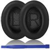 Aiivioll Cuscinetti auricolari di ricambio per Bose QC35, compatibili con Bose QuietComfort 35 (QC35) e QuietComfort 35 II (QC35 II) Cuffie over-ear di Ear Pads (Nero)