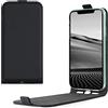 kwmobile Cover compatibile con Apple iPhone 11 - Custodia verticale Flip Case Cover in simil pelle - con linguetta calamita