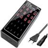 HONGYEE Caricatore usb Multiplo, Caricabatterie USB C, 24 Porte 【100W/20A 】 ricarica rapida per più dispositivi, caricatore USB da parete Power Hubompatibile Con iPhone/Samsung S25/Google/Tablet