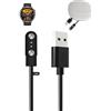 toergy Cavo per Smart Watch LIGE TX2 - Caricatore magnetico portatile, cavo di ricarica USB stabile, con custodia portatile in silicone