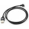 System-S - Cavo Mini USB, Angolo di 90 Gradi a Sinistra, 140 cm