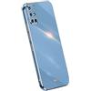 RankOne La Custodia del Telefono è Adatta per Samsung Galaxy A51 4G (6.5 Inches), Case per Cellulare in Silicone con Telaio Galvanico - Blu navy
