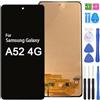 iYAiYO Schermo Incell Display Digitalizzatore Touch Screen Ricambio Compatibile con Samsung A52 4G SM-A525F, SM-A525F/DS, SM-A525M, SM-A525M/DS Schermo Completo con Strumenti-Nero