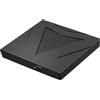 Fasizi Unità DVD esterna USB 3.0 & Type-C portatile CD DVD + masterizzatore RW Unità ottica esterna per PC Laptop Desktop