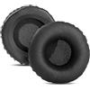 DowiTech Cuscinetti Auricolari Compatibili con Cuffie JVC HA-S30BT, Materiale Finta Pelle, Colore Nero, 2 Pezzi