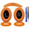 SOULWIT Kit di Ricambio per Cuscini Auricolari + Fascia + Copripadiglioni in Silicone, per Bose QuietComfort 45 (QC45)/QuietComfort SE (QC SE)/Nuove Cuffie Wireless Over-Ear-Arancione