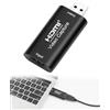 Qkhcable Scheda di acquisizione video da HDMI a USB 2.0 Audio Video Grabber 1080p/4k, registrazione audio Grabber per trasmissioni in diretta, streaming, conferenze, giochi su switch PS4, PS5, Xbox, OBS, PC