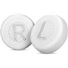 TaiZiChangQin Go Lux Cuscinetti auricolari di ricambio compatibili con cuffie JLab Go Lux ANC senza fili con isolamento acustico in finta pelle proteica e schiuma memory (Bianco)