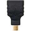 NANOCABLE 10.15.1206 - Adattatore HDMI a micro HDMI, A/F-D/M, femmina-maschio, nero