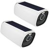 HOLACA Custodia in silicone compatibile con eufy Security S330 eufyCam 3 (fotocamera non inclusa), 2 pezzi, colore: Bianco