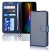 TECHGEAR Custodia per Samsung Galaxy A16, custodia a portafoglio in pelle PU [blocco RFID] porta carte, supporto, cinturino da polso, chiusura magnetica, protezione antiurto per Samsung A16 5G / A16