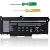 Acxilexy Batteria per Laptop RJ40G Compatibile con Dell Latitude 14 5420 Latitude 15 5520 Precision 15 3560 Series P137G P137G001 P104F P104F001 P104F002 075X16 01K2CF WY9DX 0WK3F1 0M3KCN 005R42