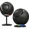 CREATIVE Pebble Nova Altoparlanti premium 2.0 USB-C per computer con Bluetooth 5.3 e illuminazione RGB personalizzabile, audio USB, uscita cuffie, per PC e Mac (Nero)