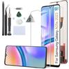 RongZy LCD Schermo per Samsung Galaxy A05S Display di Ricambio Touch Screen Digitizer Parti di Riparazione per Samsung Galaxy A05s A057F LCD Display con Strumenti(Nero, 6.7)