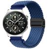 GIOPUEY Cinturini Compatibile con Oppo Watch X, Cinturino in Morbido Nylon Intrecciato [Unisex] [Traspirante] - Blue
