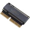 HALJIA Adattatore di conversione SSD M.2 NVME compatibile con MacBook Air Pro Retina Mid 2013 2014 2015 2016 2017 AHCI SSD Kit aggiornato per A1465 A1466 A1398 A1502 Gold Finger Card Nero
