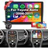 Hodozzy 【4+64G】Hodozzy Carplay Autoradio per Toyota AURIS 2006-2011, 10 Pollici Touchcreen Stereo Auto Bluetooth con Android Auto/EQ/Navi/Wifi/RDS/USB/SWC