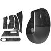 toergy 1 set di nastro antiscivolo per Logitech MX Vertical, resistente al sudore, facile da usare, design autoadesivo, kit di aggiornamento professionale per mouse, motivo fiocco di neve nero