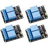 Fasizi 4 moduli relè 5 V a 2 canali 5 V con accoppiatore ottico Scheda di espansione trigger a basso livello per Mega R3 1280 DSP ARM PIC AVR STM32 Raspberry Pi
