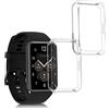 kwmobile Set 2x Custodia Smartwatch Compatibile con Huawei Watch Fit 2 Cover - Case Silicone Protezione Orologio Fitness trasparente