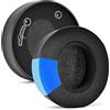 defean 2 cuscinetti auricolari di ricambio, compatibili con cuffie cablate Philips Audio Fidelio X2 HR X1 (gel refrigerante nero)