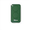 Nice Era-Inti telecomando originale 2 tasti 433,92 Mhz rolling code sostituisce radiocomando Nice Very VR - ONE ON1 ON2 e FLOR FLO2R-S FLO1R-S apricancello (verde)