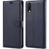VEGOSCASE Custodia per Huawei P30 Lite, Custodia a Libro in PU Pelle, Cover a Libro Magnetica [Blocco RFID] Portafoglio con Slot per Schede per Huawei P30 Lite, Blu