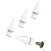 zoyuzan Punte di ricambio per Apple 1° generazione (4 pezzi) per penna di 2° generazione, accessori per penna, 1° generazione, punta di ricambio per iPhone MFI Certified Pencial Nibs Accessories per iPad