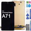 iYAiYO Schermo Incell Display Digitalizzatore Touch Screen Ricambio Compatibile con Samsung A71 SM-A715F, SM-A715F/DS, SM-A715F/DSN, SM-A715F/DSM, SM-A715W/SM-A715X Schermo Completo con Strumenti-Nero