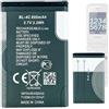 Aousavo Batteria di ricambio compatibile con Brondi Amico Flip+ NO: W3