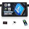 SIXWIN 8 Core 4+64G Android 15 Autoradio per BMW 3er E46 1999-2005con CarPlay/Android/DSP, 1280 * 720, 9 Pollici HD Schermo Navigatore GPS WiFi BT USB FM RDS Radio Mirror Link+32 band EQ