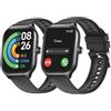 Bijoux - Orologio Smartwatch Phone Bluetooth 5.0 con Chiamate e Vivavoce, Fitness Tracker Salute con Battito, Pressione e Ossigeno, Notifiche iOS/Android, Impermeabile, 3 Cinturini Inclusi