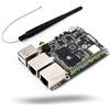 LUCKFOX Lyra Pi B W Micro Development Board, Onboard WiFi 6 & BT 5.2, Linux SBC with Rockchip Core3506, MIPI DSI, Dual Ethernet, 4G M.2 Slot, For Smart Home, with TF Card Slot, without eMMC/4G Module