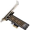 WLGQ Scheda adattatore NVMe M.2 SSD a PCIe X1, scheda di espansione PCIe Express con staffa a basso profilo