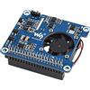 IBest POE HAT for Raspberry Pi 4B 3B+,802.3af/at-compliant,Power Over Ethernet HAT (C) Expansion Board for Raspberry Pi,with Cooling Fan and Heatsink