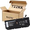 BLESYS 722KK Batteria per Dell XPS 13 9300 9310 9380 (2020 Edition)