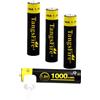 TangsFire 1.5V USB-C Batterie AA AAA ricaricabili 3000mWh 1000mWh Pile Ricaricabili AA Litio 1500 Cicli con Cavo USB-C, 4 pezzi (AAA 1.5V 1000mWh)