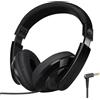 Rockpapa Comfort Cuffie con Cavo, Regolabile, Over-Ear Headphones per Telefono, Compressa, PC, Scuola, MP3/4 DVD, iPod iPad Nero