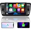 Ezonetronics Autoradio Android 13 per Subaru Outback Legacy 2004-2009 con Carplay Android Auto Wireless 9 pollici touch screen Navigazione GPS Bluetooth Wi-Fi Lettore USB SWC FM/RDS Radio 2G RAM + 32G ROM
