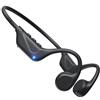 Sehawei Cuffie Conduzione Ossea, Auricolari Conduzione Ossea Bluetooth 5.4, IPX5 Auricolari Sportive Bluetooth Impermeabili,Open-ear Cuffie per Corsa/Ciclismo/Guida/Fitness