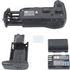 DSTE Multi-Energia Verticale Batteria Presa per Pentax K-7 K-5 K7 K5 DSLR Fotocamera come D-BG4 con 2-pack D-LI90