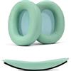 MYAYD 3 cuscinetti di ricambio compatibili con cuffie Edifier W820NB, include 1 paio di cuscinetti auricolari di ricambio e 1 cuscinetto per la testa, morbida pelle proteica combinata con memory foam ad