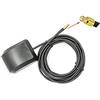 Vecys Antenna GPS 1575,42 MHz Adattatore per spina MCX con 3 m GPS per Auto Cavo di Prolunga per Antenna MCX Base Magnetica RG174 per Veicoli a Motore Sistema di Navigazione GPS Ricevitore GPS