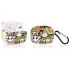 LEWOTE Custodia in Silicone Compatibile con Airpods Pro e Pro 2 Funny Cute Cartoon 3D Case Cover (Cartoon Family)