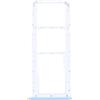 Generico Carrello Vassoio alloggio tray Compatibile con OPPO A17 CPH2477 6.56 pollici porta scheda nano Sim1+ SIM 2 + SLOT SLITTA Alloggio Memoria Micro Sd CARD (BLU)