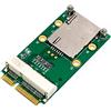 LeHang Mini Adattatore PCI-E con Slot per Scheda SIM per 3G / 4G, WWAN LTE, Scheda GPS con Supporto per Scheda SIM Auto-Elastica