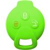 SALPIE Guscio Radiocomando Cover in Silicone Protezione Ricambi Accessori Chiave Auto Compatibile Con Smart 453 Benz (Verde Fluo, COVER SILICONE 451)