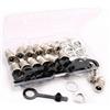 RUNCCI-YUN 12Pezzi Connettore Jack Femmina Corrente DC 5,5 mm x 2,1 mm,12 Volt Femmina connettore 5.5mm x 2.1mm,Connettori DC a Pannello Jack con cappuccio impermeabile