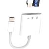 HOYULLI Lettore di schede USB C SD (3 in 1) Type C di ricarica Cable Adapter Micro SD Card Reader per iPhone 16 15 Pro Max fotocamera digitale TF Memoria Foto Stick per iPad Macbook per Apple Compatibile con